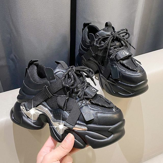 Up Platform Lace Sneakers