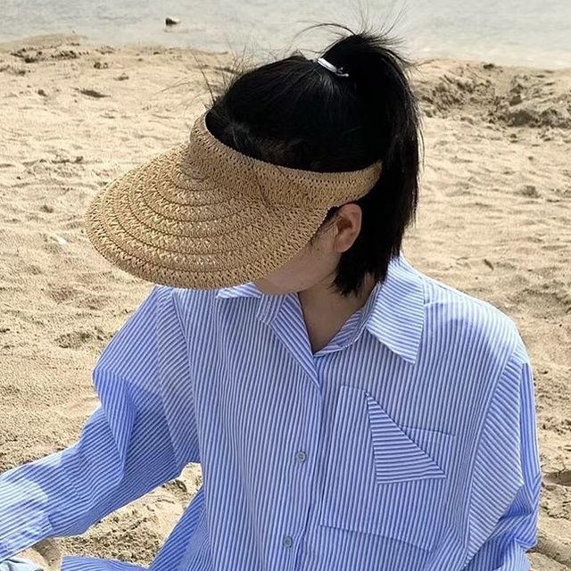 Sun Straw Visor Plain