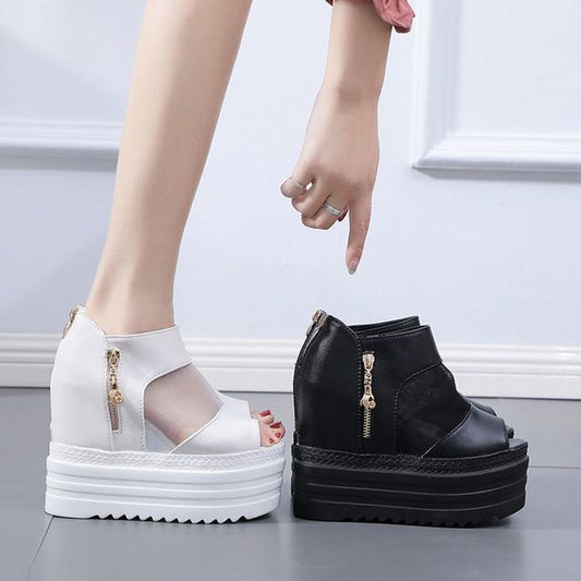 Platform Wedge Sheer Sandals