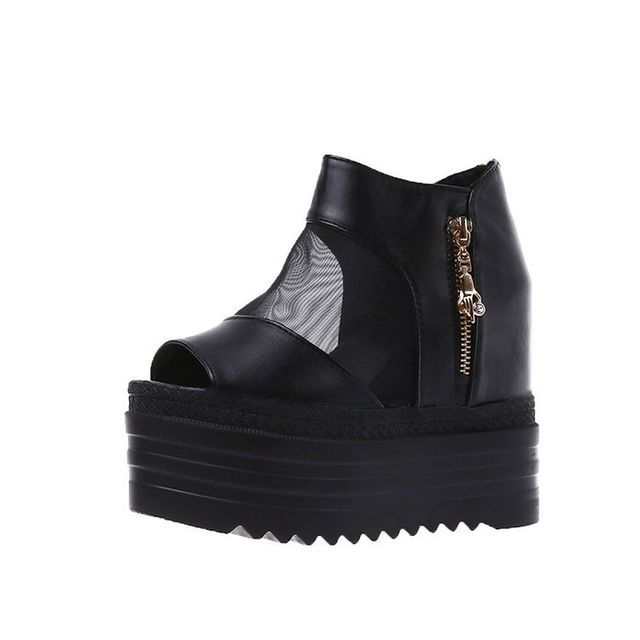 Platform Wedge Sheer Sandals