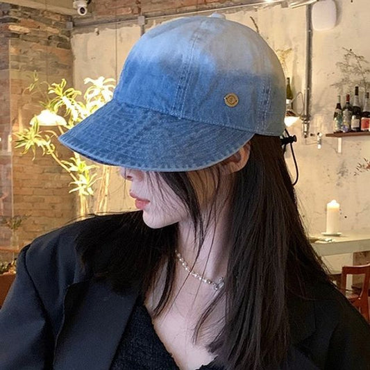Denim Ombre Cap