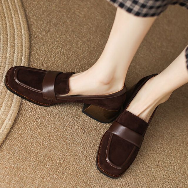 Loafers Chunky Heel