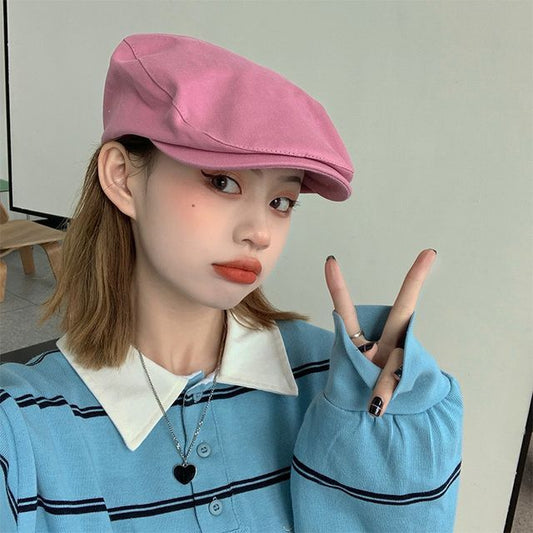 Embroidered Flat Cap Lettering