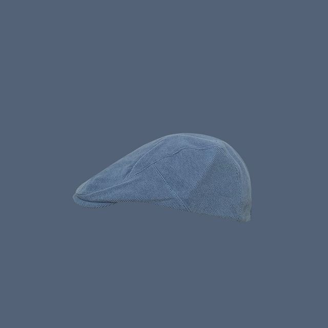 Corduroy Cap Flat Plain