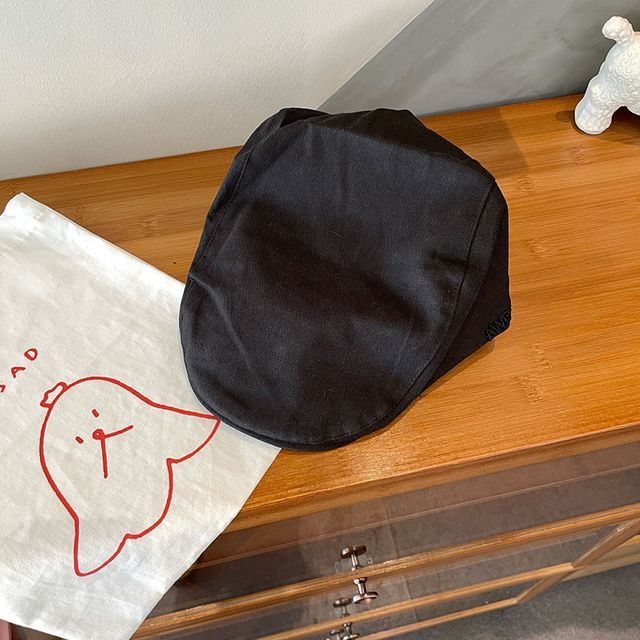 Embroidered Flat Cap Lettering