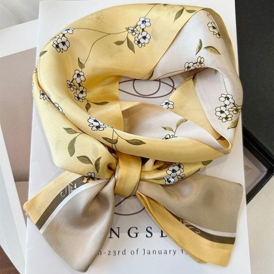 Scarf Floral Silk