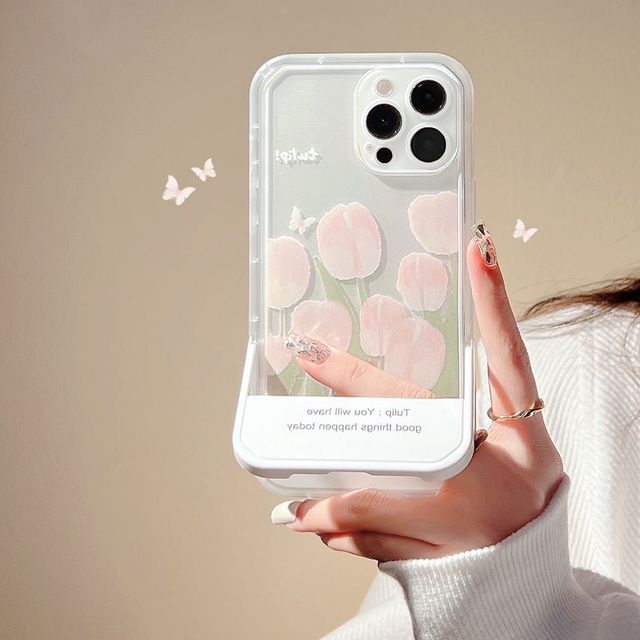 Case Stand Phone Tulip