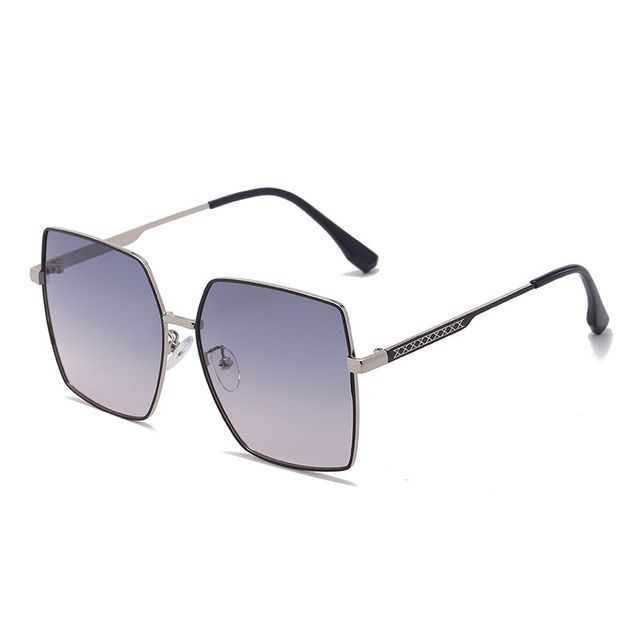 Metal Square Frame Sunglasses