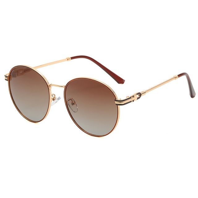 Sunglasses Polarized Metal Round Frame