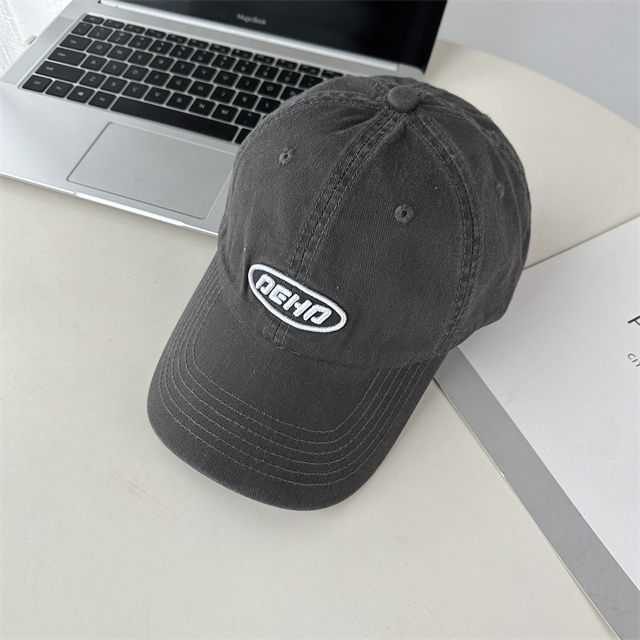 Lettering Applique Baseball Cap