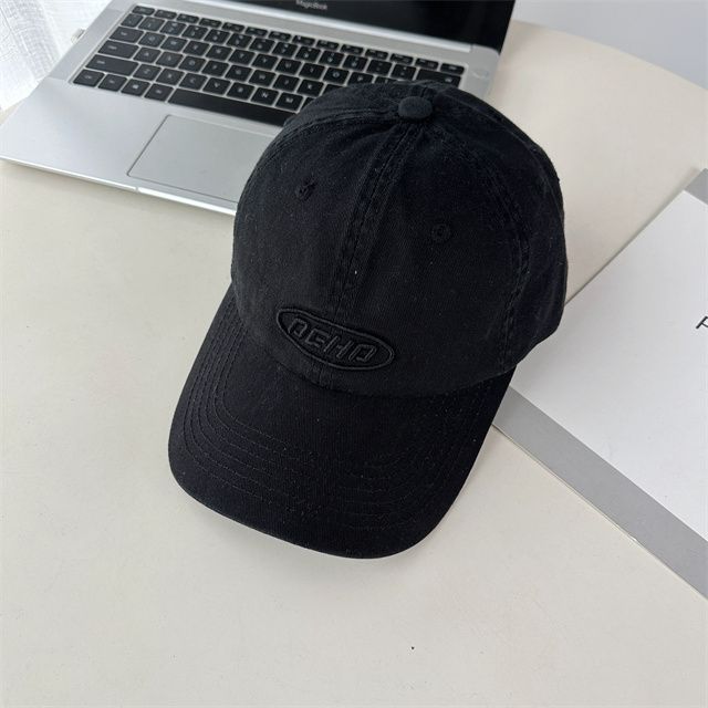 Lettering Applique Baseball Cap