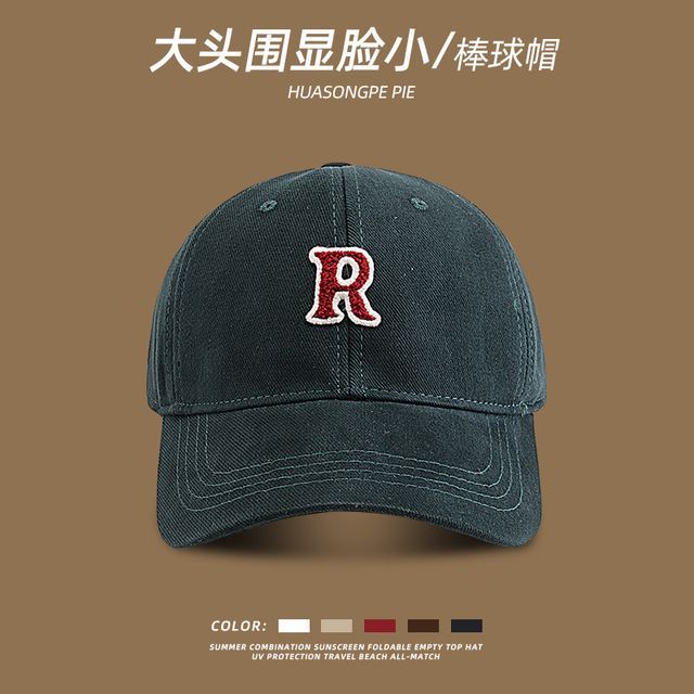 Lettering Baseball Cap Applique