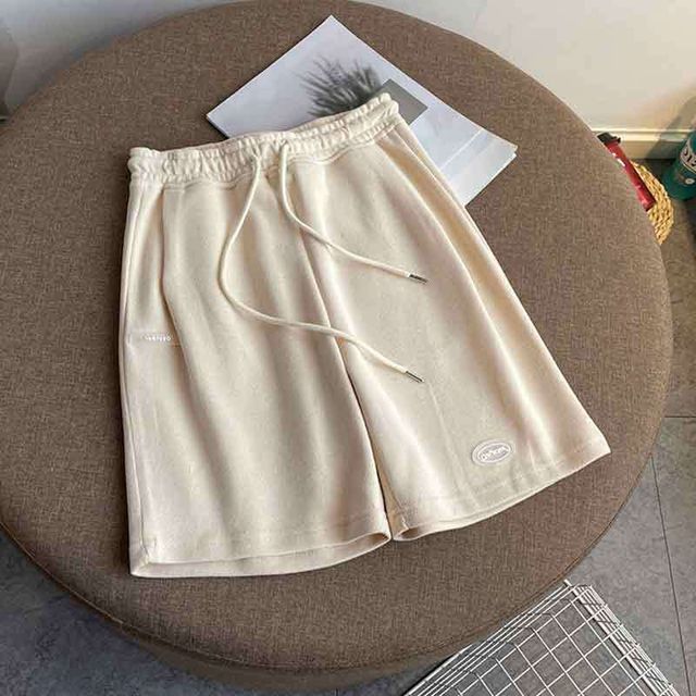 Shorts Lettering Waist Drawstring