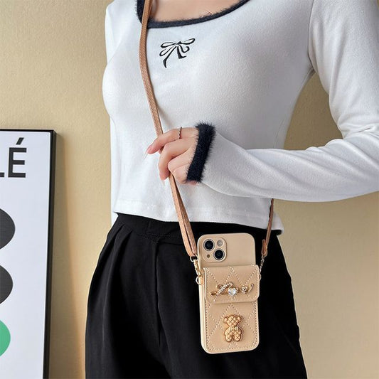 Holder Phone Case Card Bear