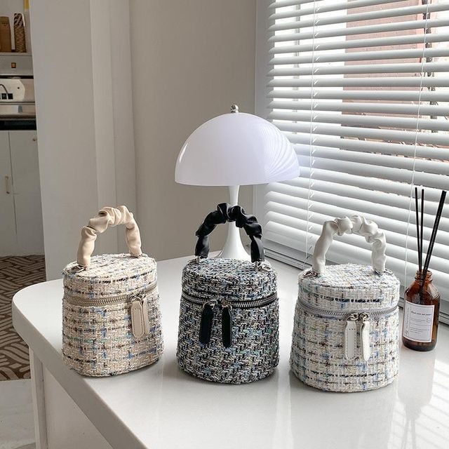 Bag Zip Tweed Crossbody