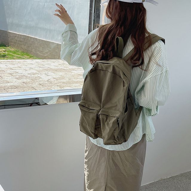 Zip Backpack Nylon