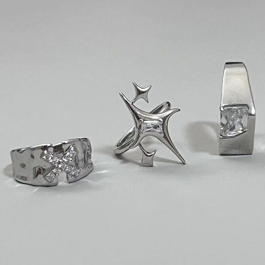 Rhinestone Open (various Ring Alloy designs)