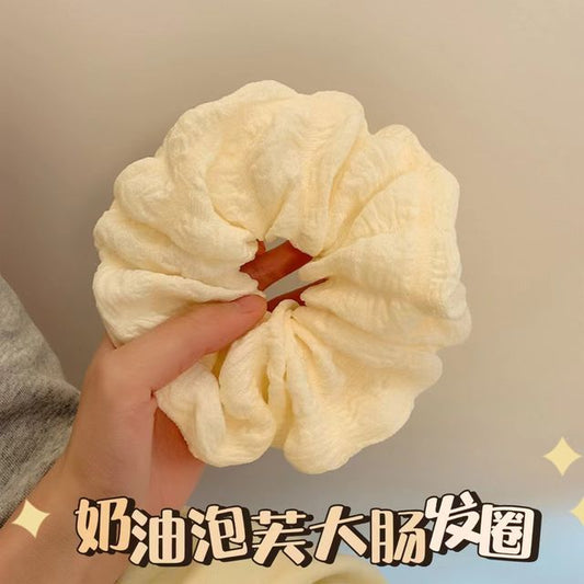 Cotton Linen Scrunchie