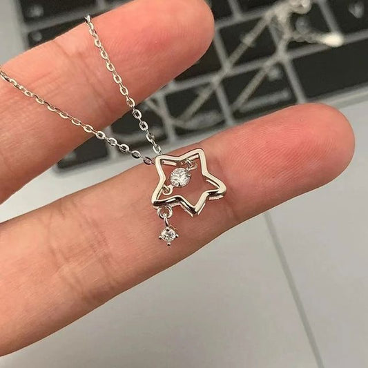 Alloy Pendant Choker Star