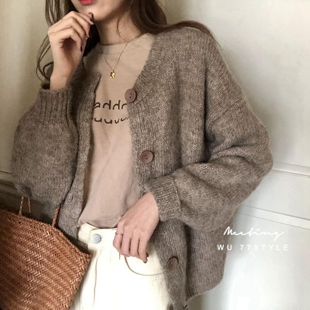 Neck Short-Sleeve T-Shirt Lettering Crew