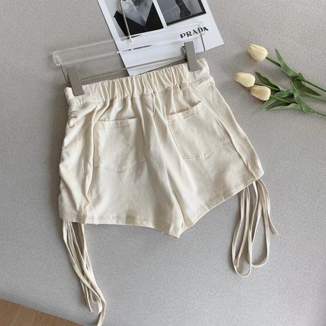 Hot Mid Pants Rise Plain