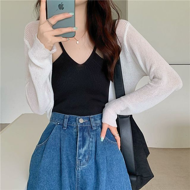 Bolero Cardigan Plain