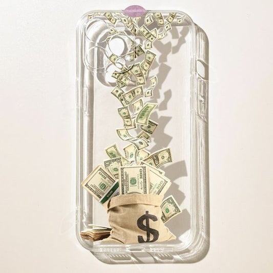 Case Money Phone Bag Transparent