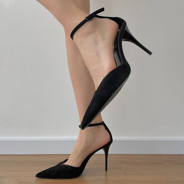 Pumps Plain High-Heel Pointed D'Orsay