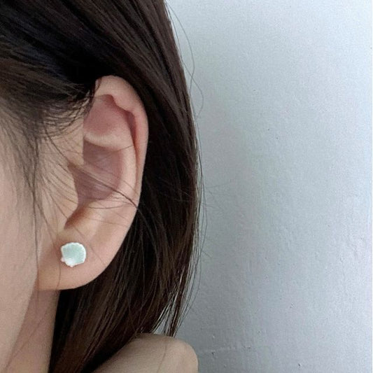 Sterling Shell Silver Earring