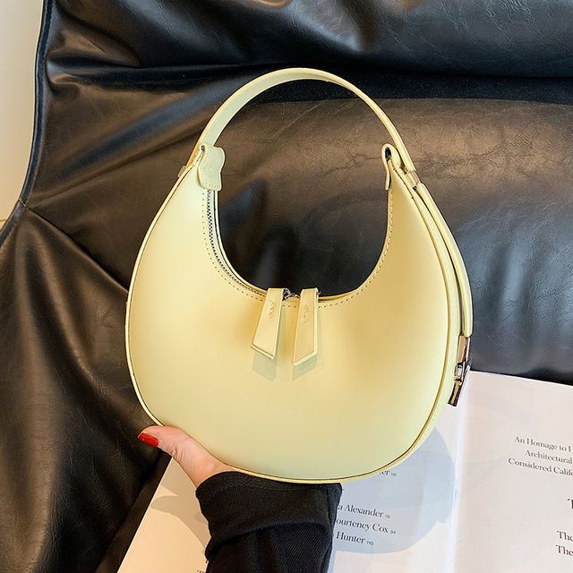 Faux Leather Bag Zip Shoulder