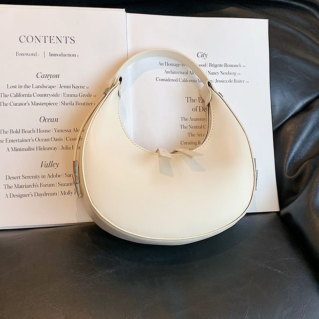 Faux Leather Bag Zip Shoulder