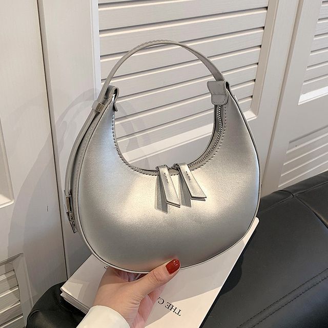 Faux Leather Bag Zip Shoulder