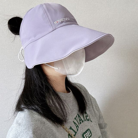 Open Hat Top Lettering Sun