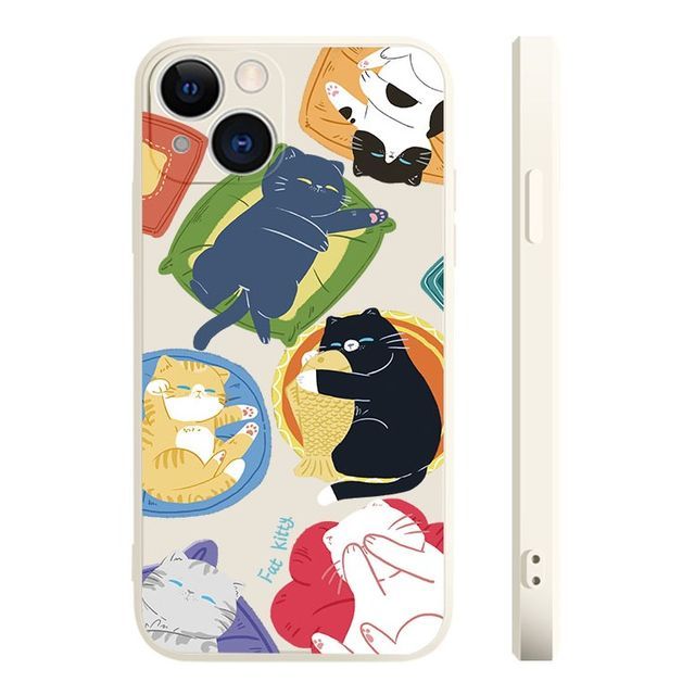 Phone Case Cat Sleeping Print