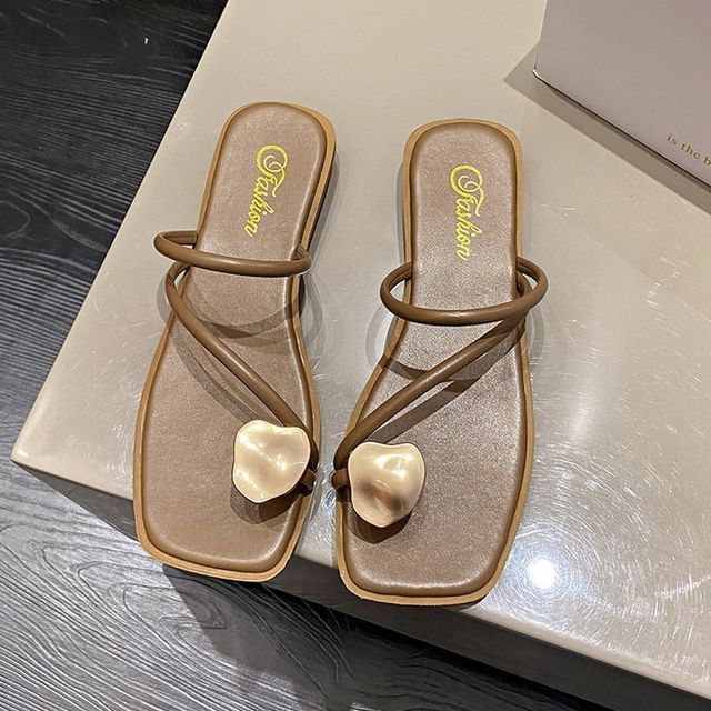 Loop Toe Slide Sandals