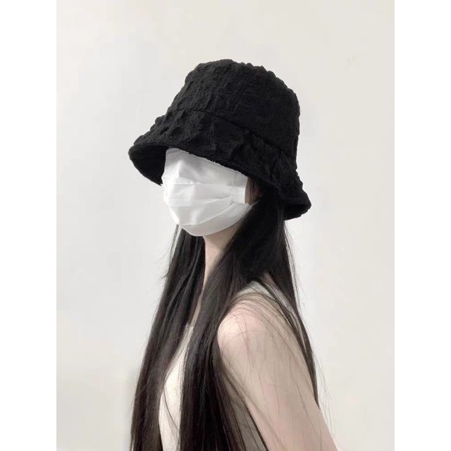 Plain Bucket Hat Puffed