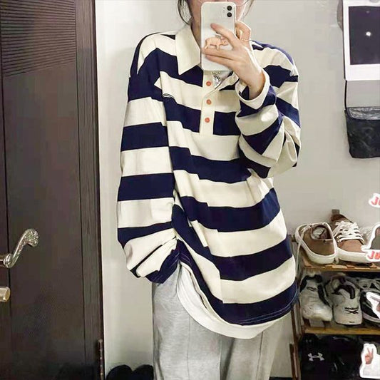 Polo Striped Shirt Long-Sleeve