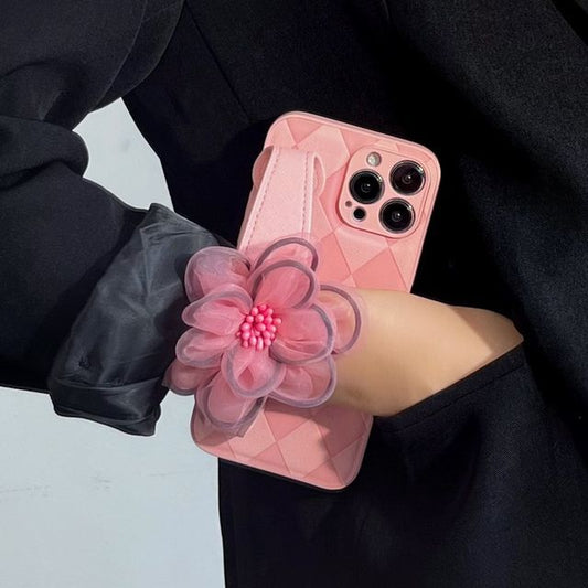 Case Strap Floral Phone