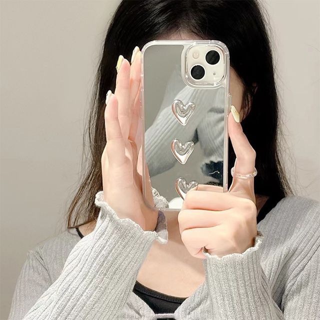 Heart Phone Case Mirrored