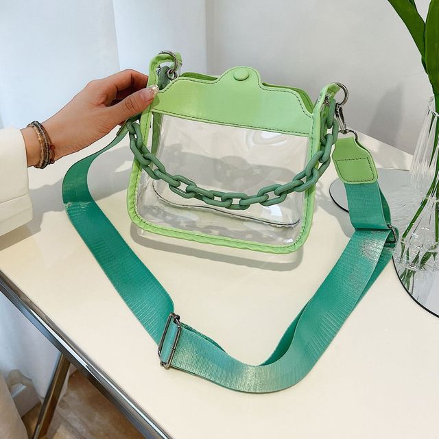 Crossbody Chain Transparent Bag