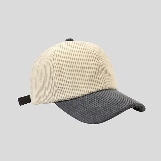 Baseball Tone Corduroy Two Cap