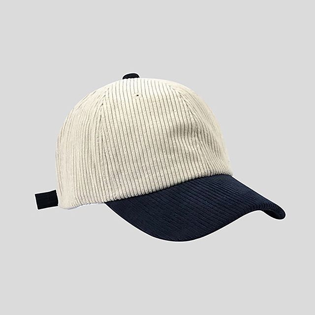 Baseball Tone Corduroy Two Cap