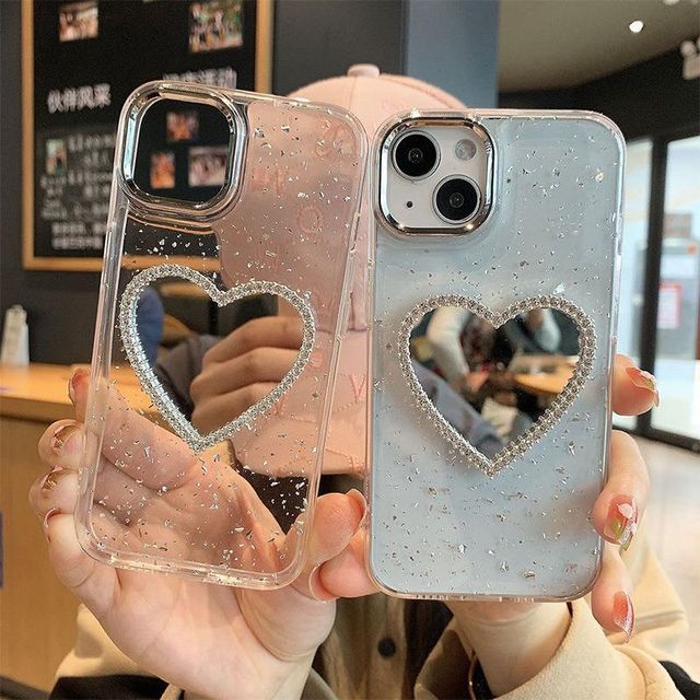 Heart Mirrored Phone Case