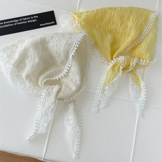 Headkerchief Lace Trim