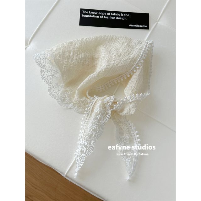Headkerchief Lace Trim