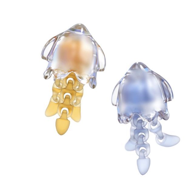 Squid Earring Two-Tone