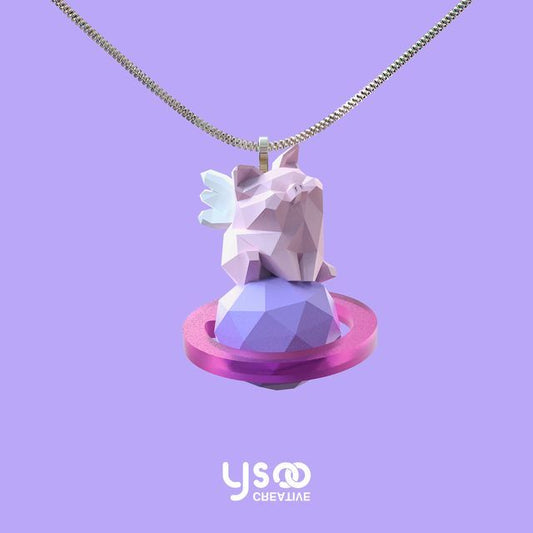 Pig Necklace Planet