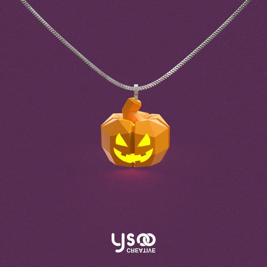 Lantern Necklace Halloween Pumpkin