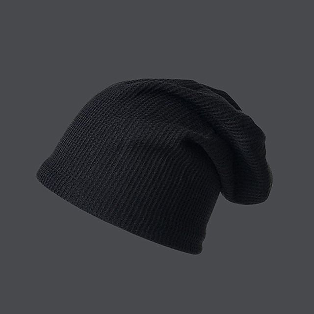 Slouchy Plain Beanie Knit