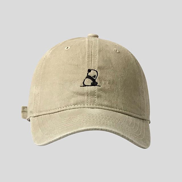 Panda Cap Embroidered Baseball